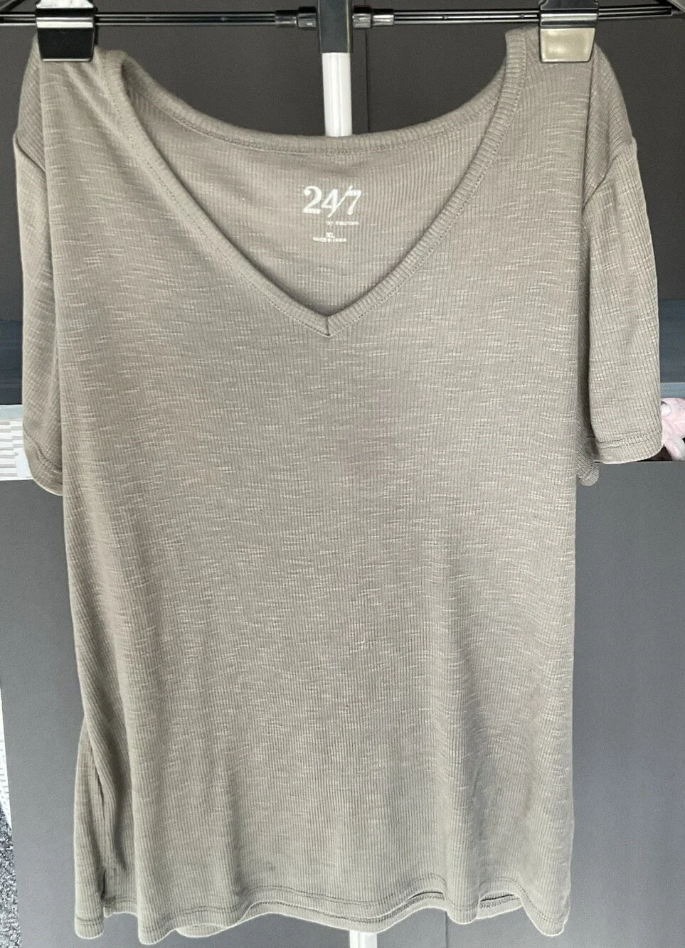 24/7 by Maurices Women's Top , Army Green, XL